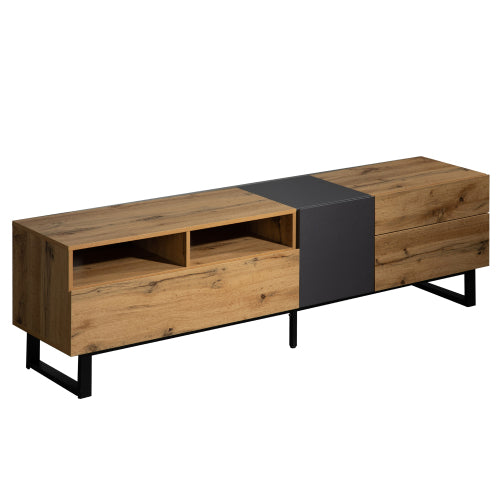 TV Cabinet | Oak Wood Finish